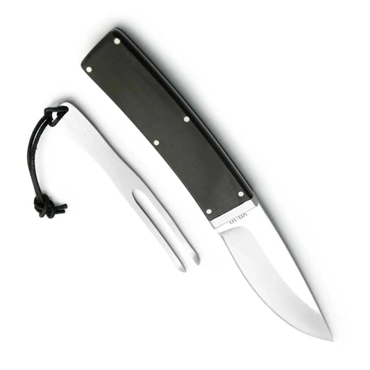 PUMA TEC Gürtelmesser mit Gabel, G10 schwarz