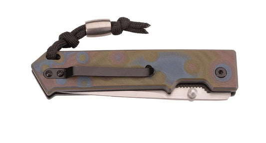PUMA TEC Einhandmesser, G10 blau braun