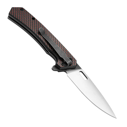 PUMA TEC Einhandmesser, Carbon mit Clip