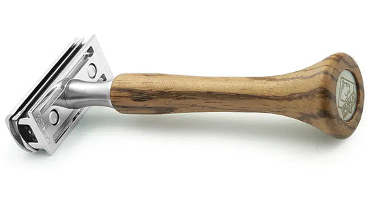 PUMA Rasierhobel 4Shave mit Zebrano-Edelholzgriff