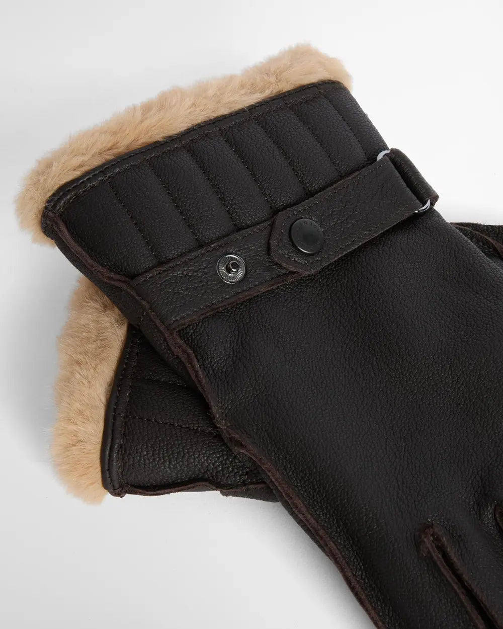 Barbour Herren Leder -Handschuhe Braun