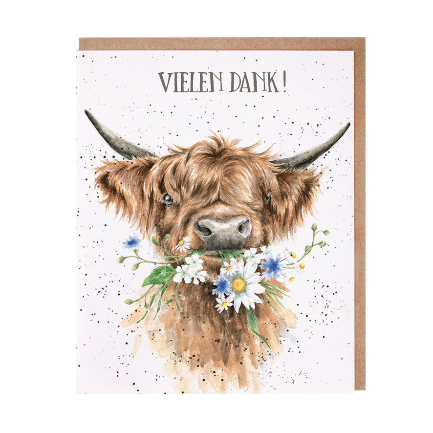 Wrendale Designs Karte "Vielen Dank"