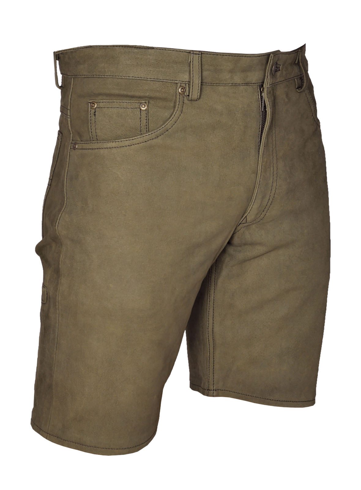 Ledershorts "Five Pocket"