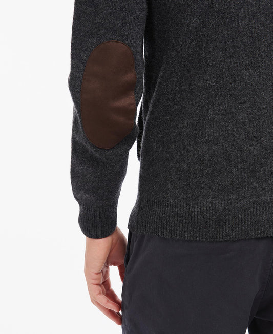 Barbour Strickjacke mit Patches