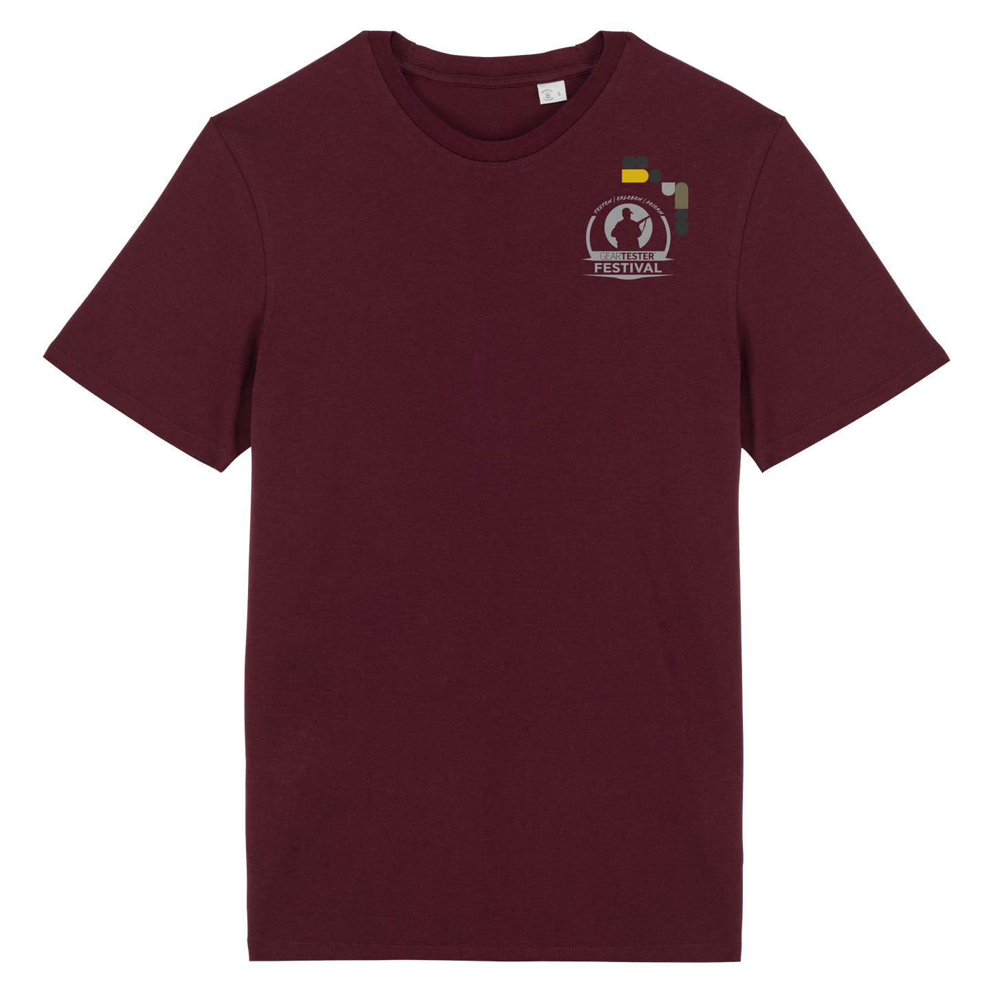 Geartester Festival Bio T-Shirt, kleines Logo