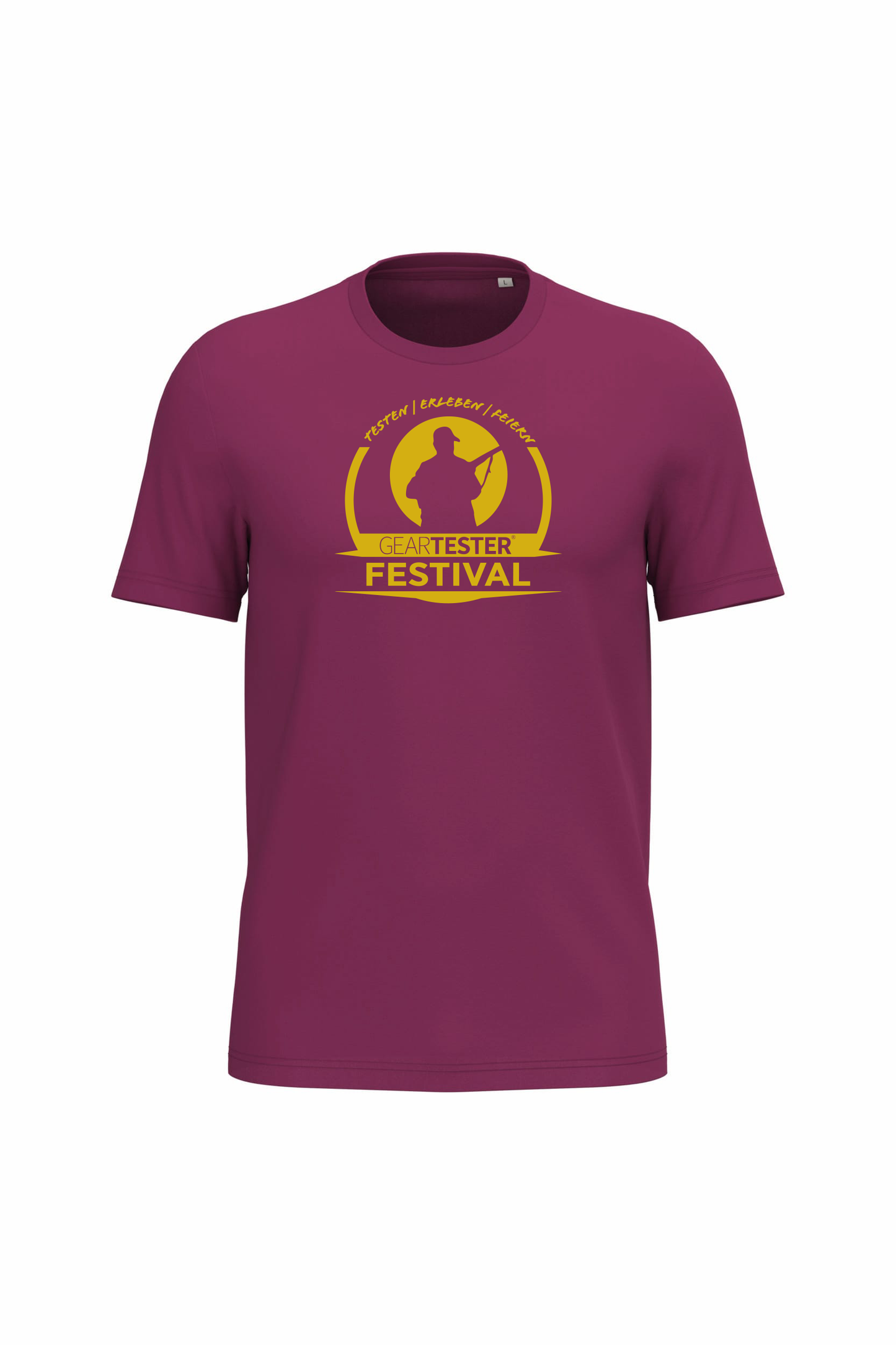 Geartester Festival Bio T-Shirt, großes Logo