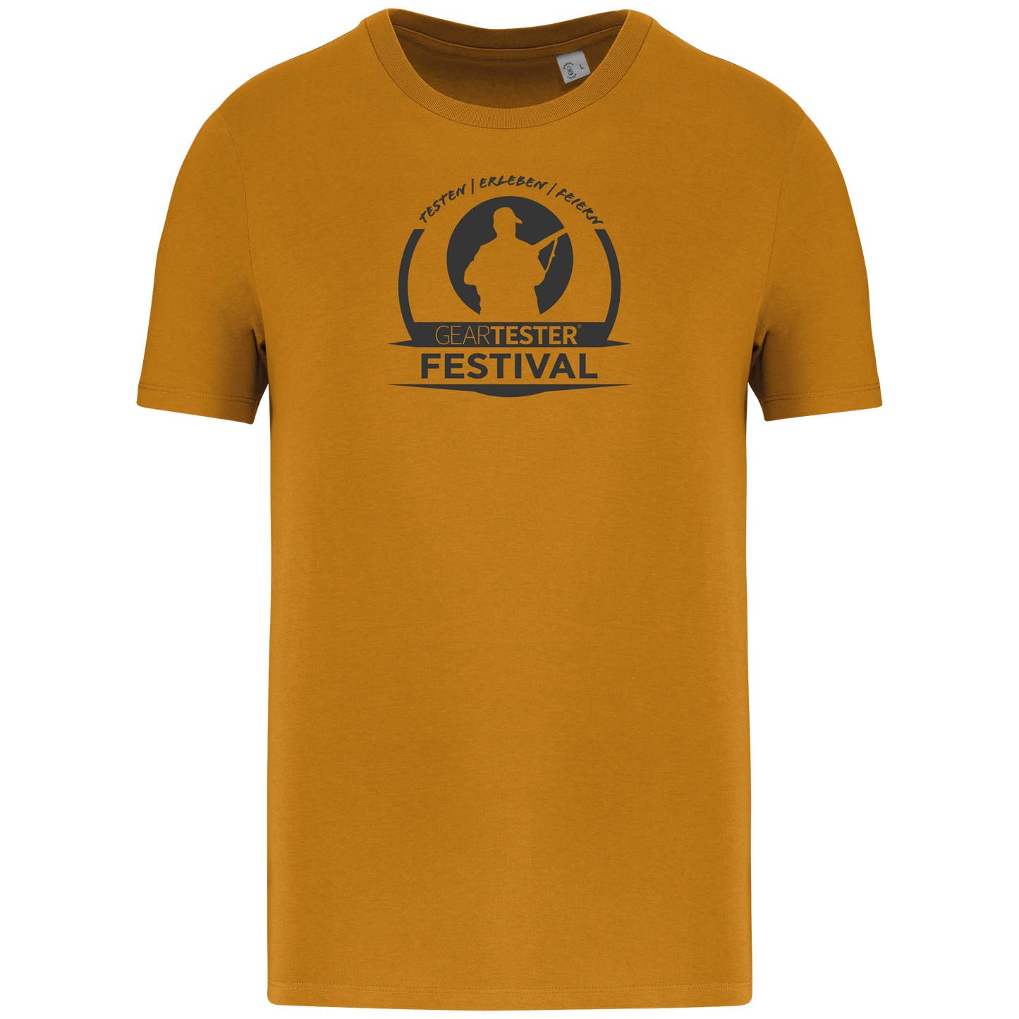 Geartester Festival Bio T-Shirt, großes Logo