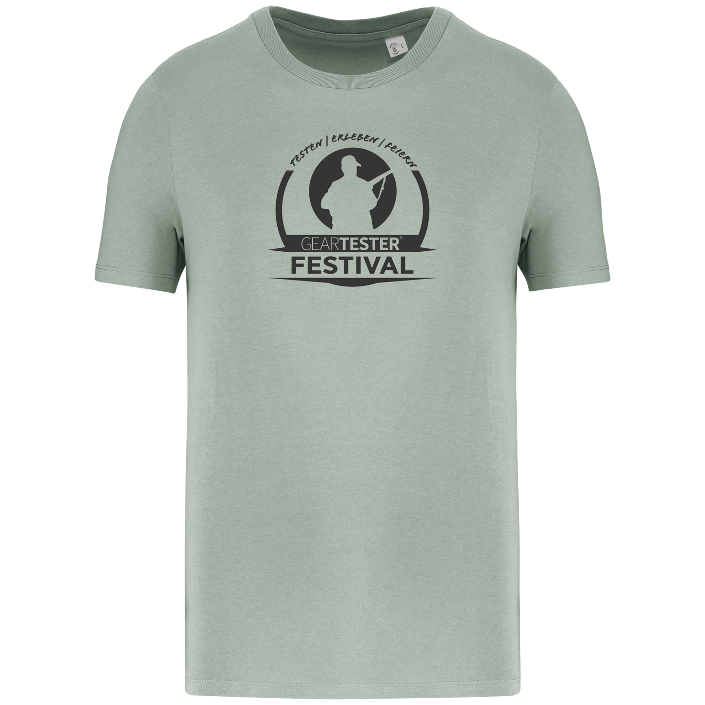Geartester Festival Bio T-Shirt, großes Logo