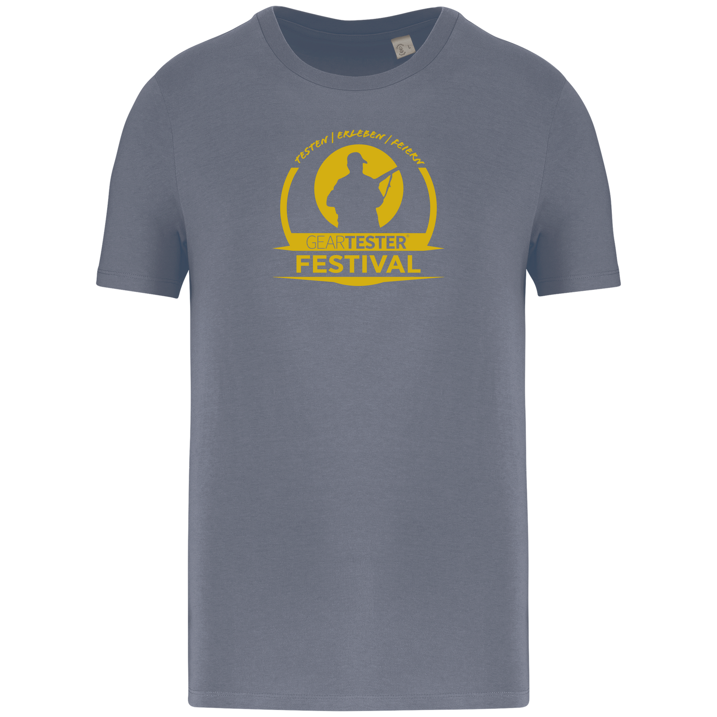 Geartester Festival Bio T-Shirt, großes Logo