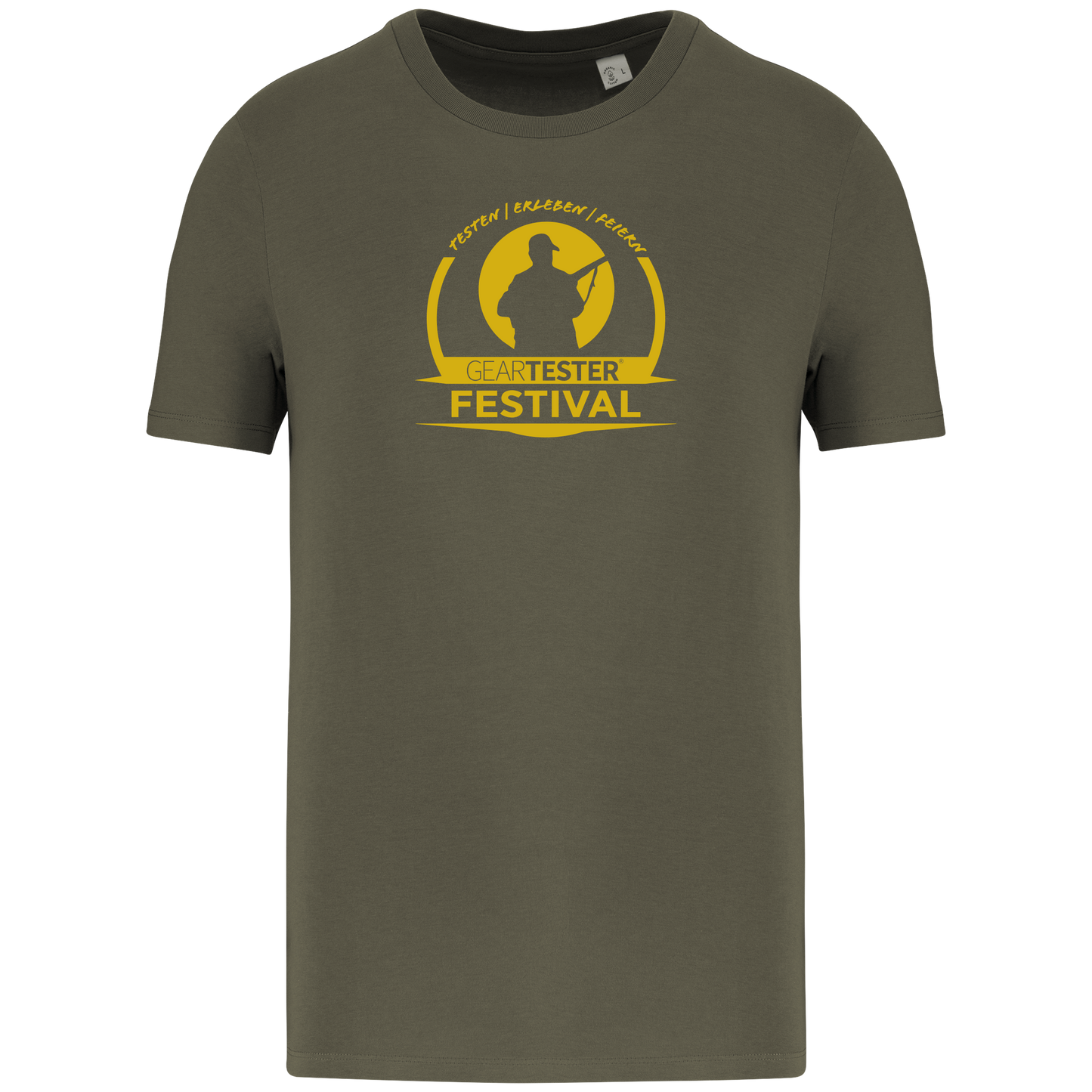 Geartester Festival Bio T-Shirt, großes Logo