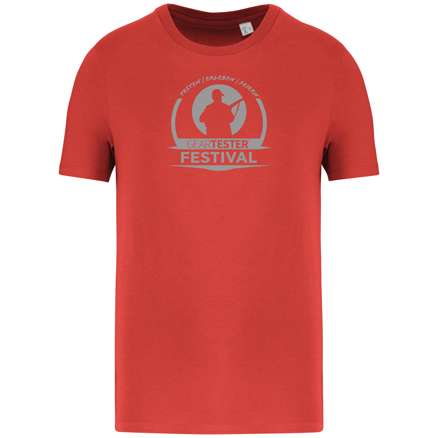 Geartester Festival Bio T-Shirt, großes Logo