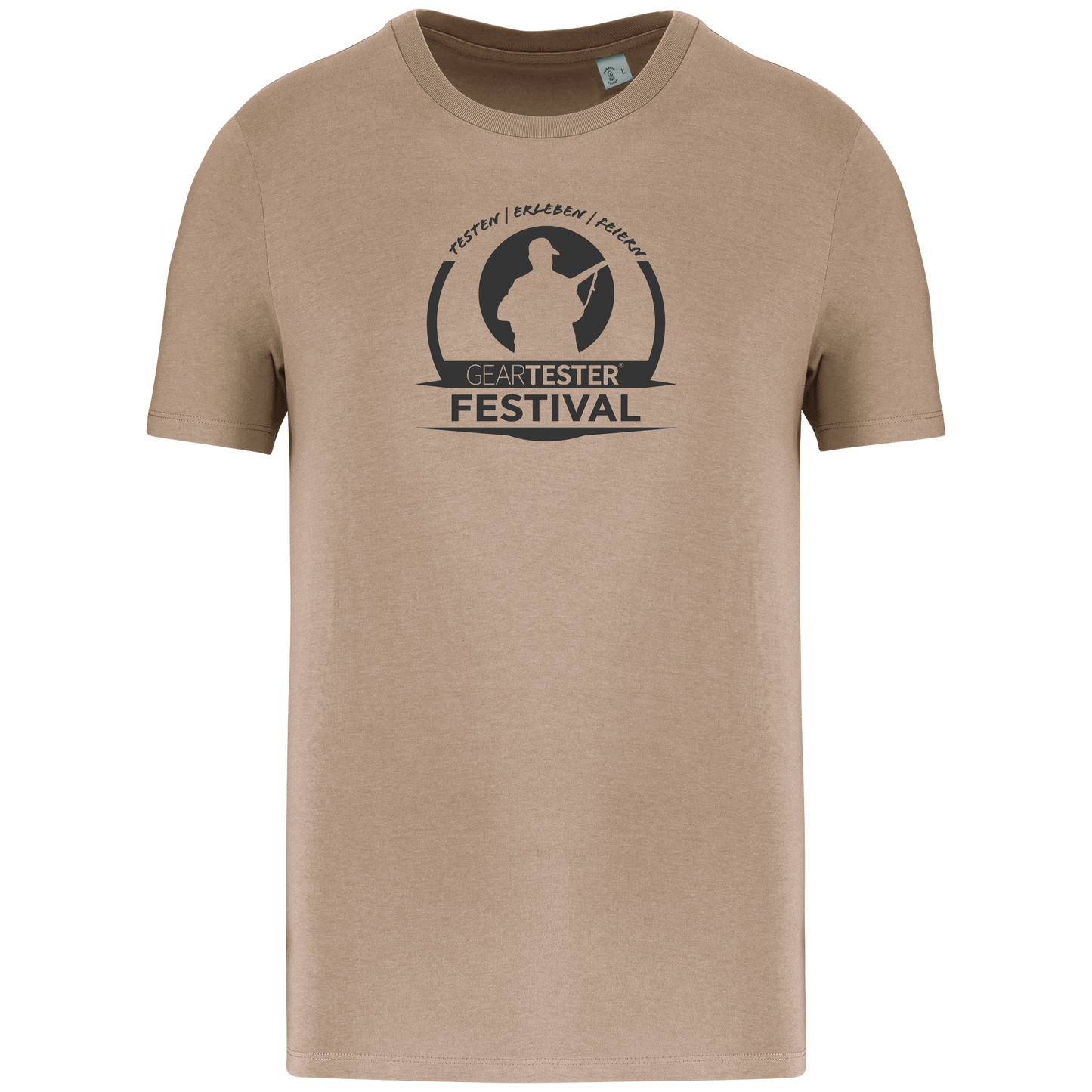 Geartester Festival Bio T-Shirt, großes Logo