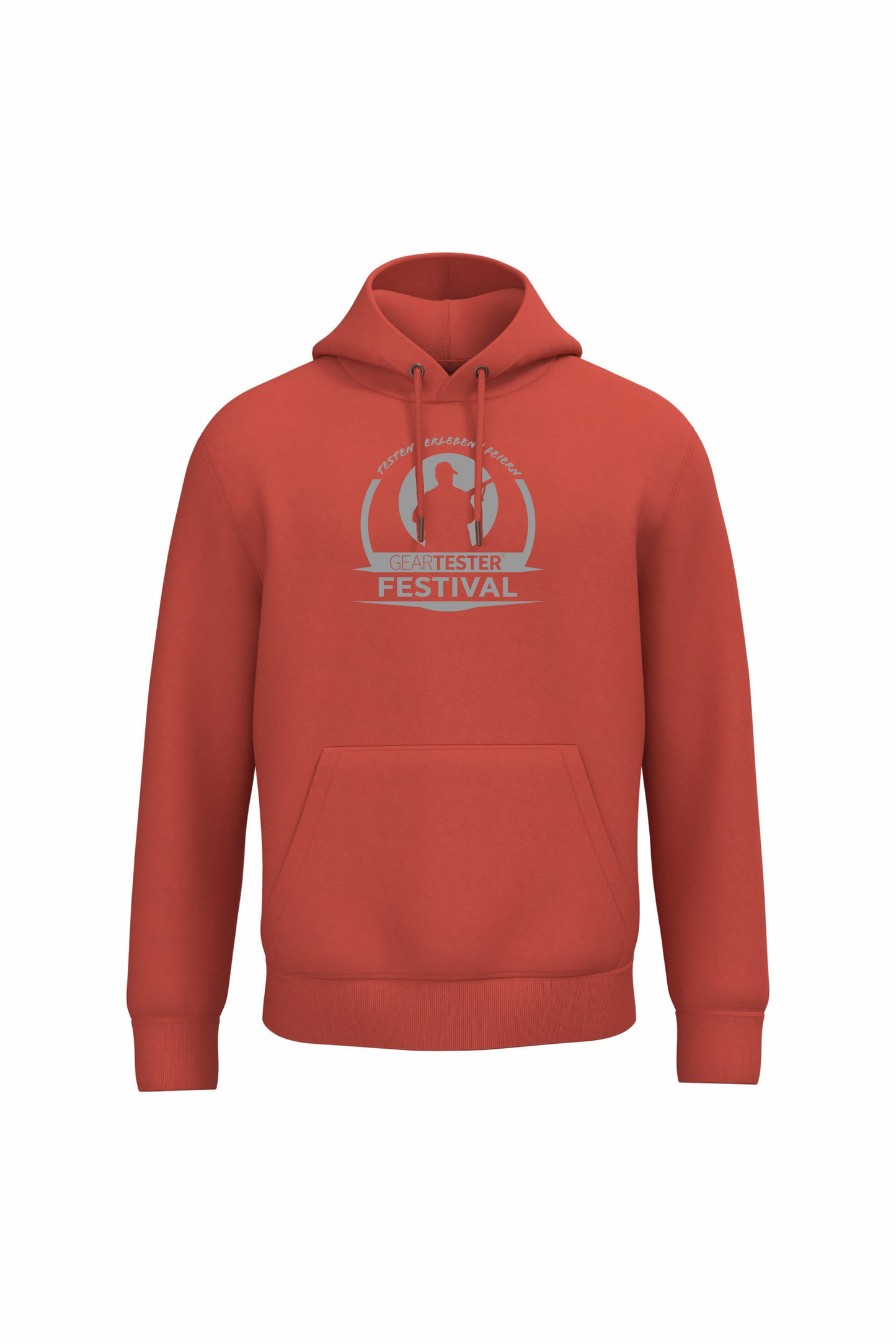 Geartester Festival Bio Hoodie, großes Logo