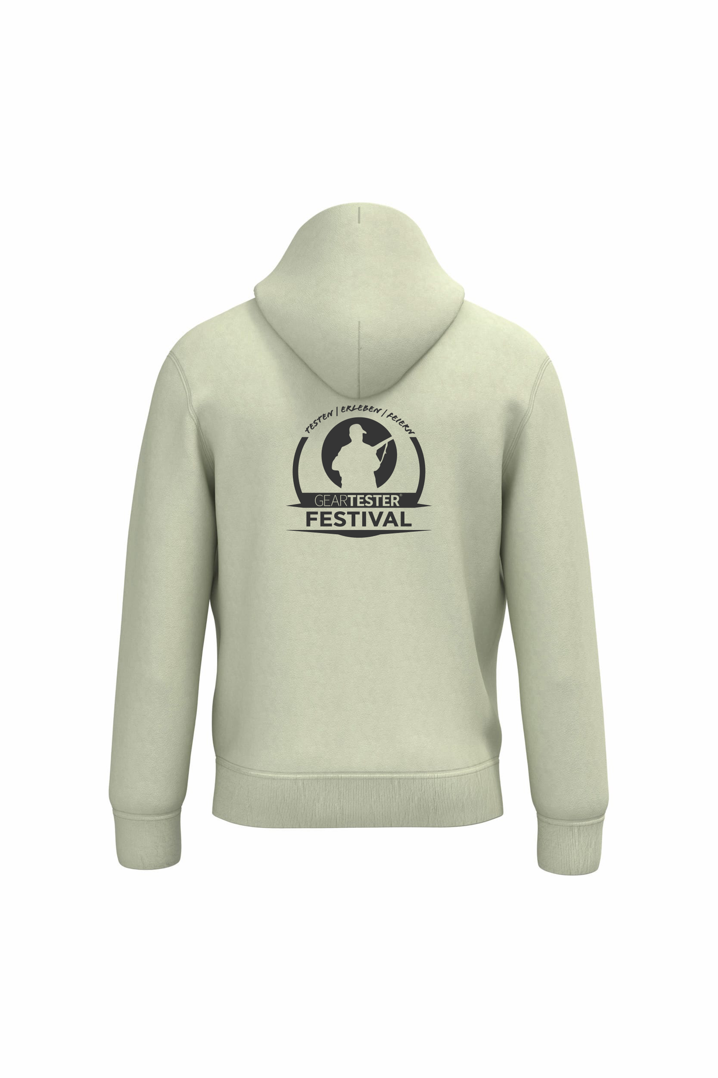 Geartester Festival Bio Hoodie, kleines Logo