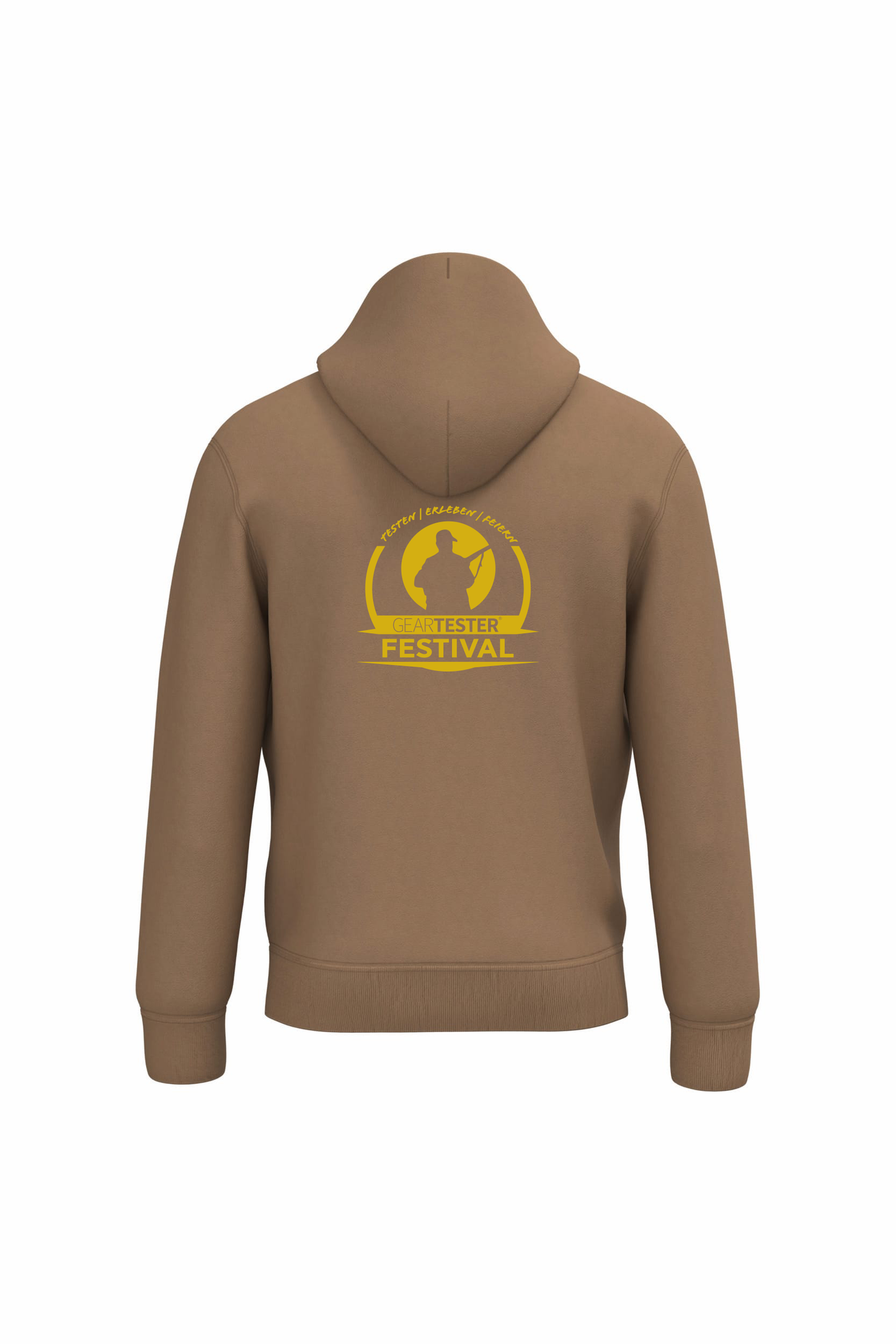 Geartester Festival Bio Hoodie, kleines Logo
