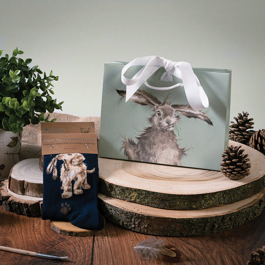 Wrendale Socken "Hopeful" mit Hund