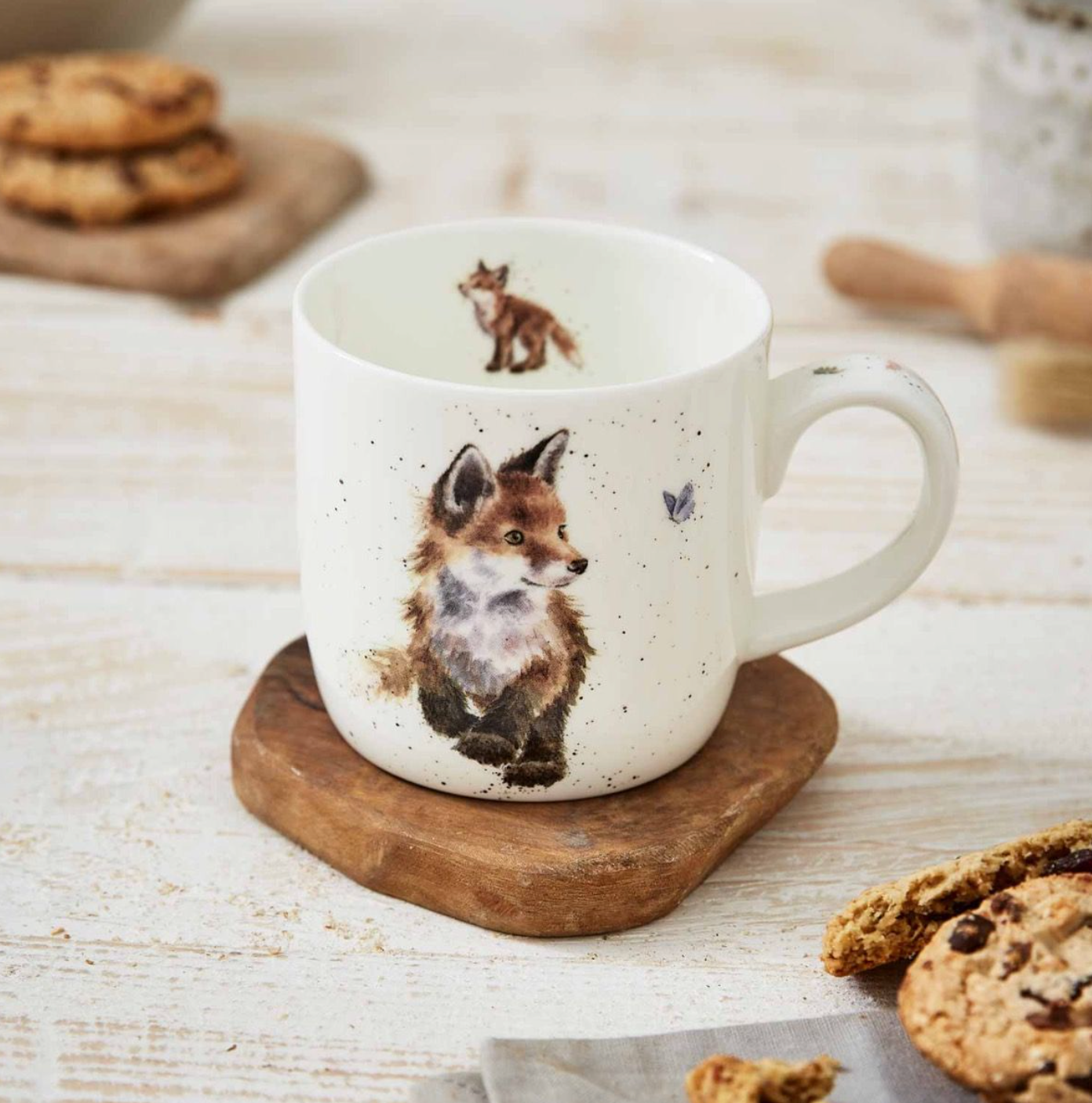 Wrendale Tasse 'Born To Be Wild' - Fuchs