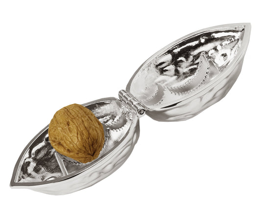 Nussknacker Walnuss 9cm versilbert