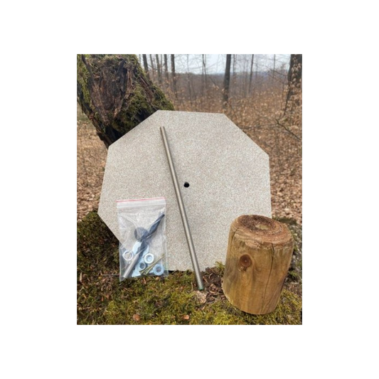 Wildlutscher Befestigungsset Pfahlanbringung für Lecksteine