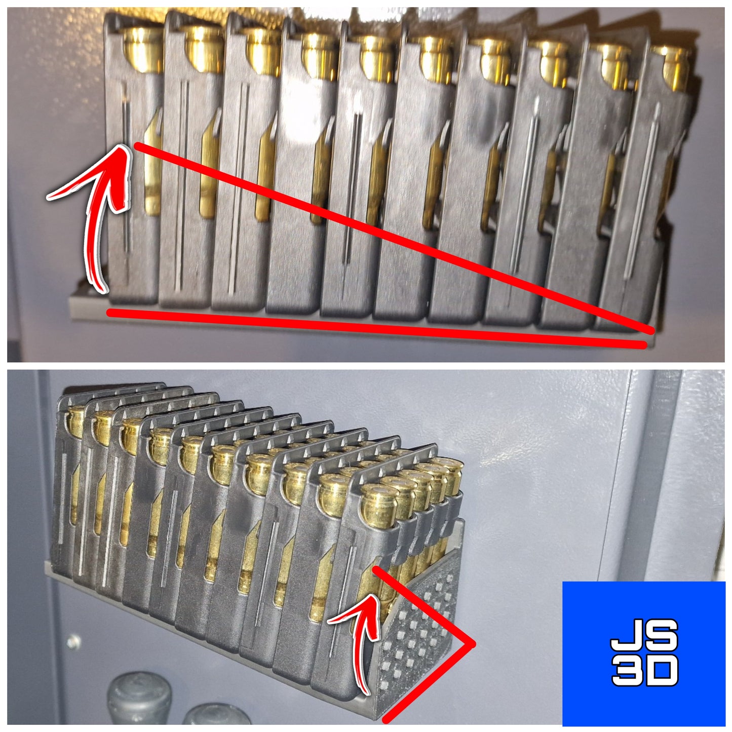 Halterung für Patronenclips