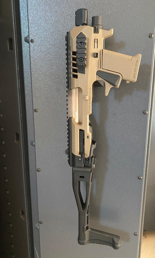 Schafthalterung für z.B. Micro Roni, Hera Arms uvm.