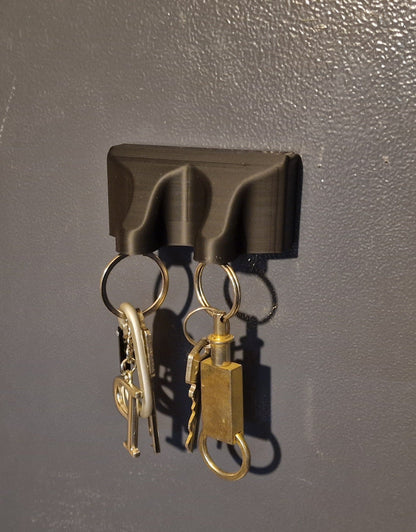 Magnetischer Doppelschlüsselhalter + Geheimfach