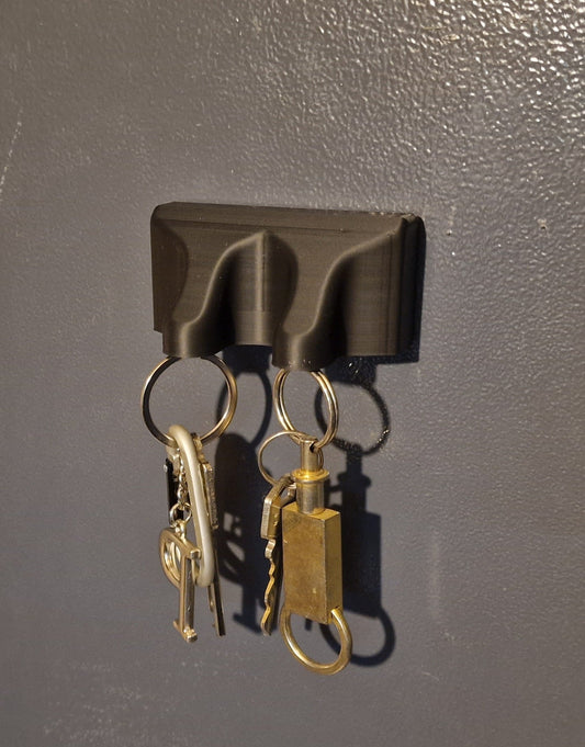 Magnetischer Doppelschlüsselhalter + Geheimfach