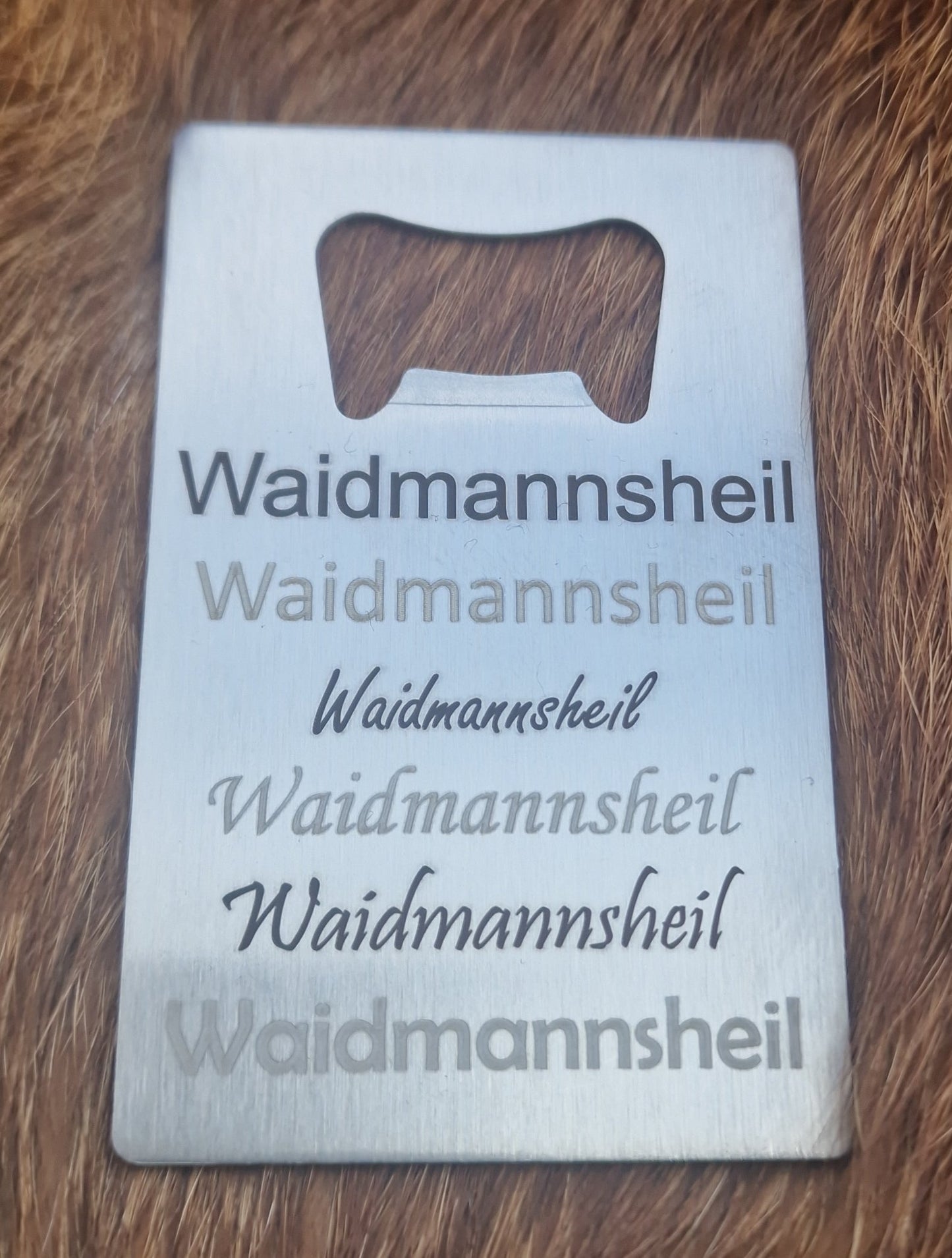 Edelstahl Flaschenöffner - individualisiert & personalisiert