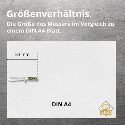 PUMA mini white hunter (Miniatur Messer)