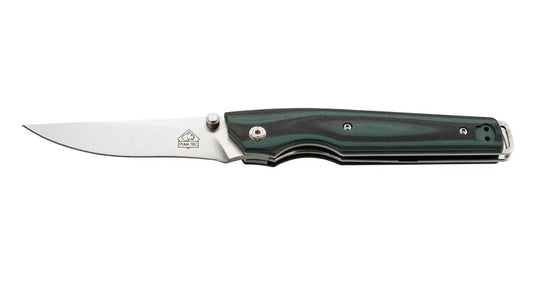 PUMA TEC Einhandmesser (grün-schwarze G10, Liner Lock)