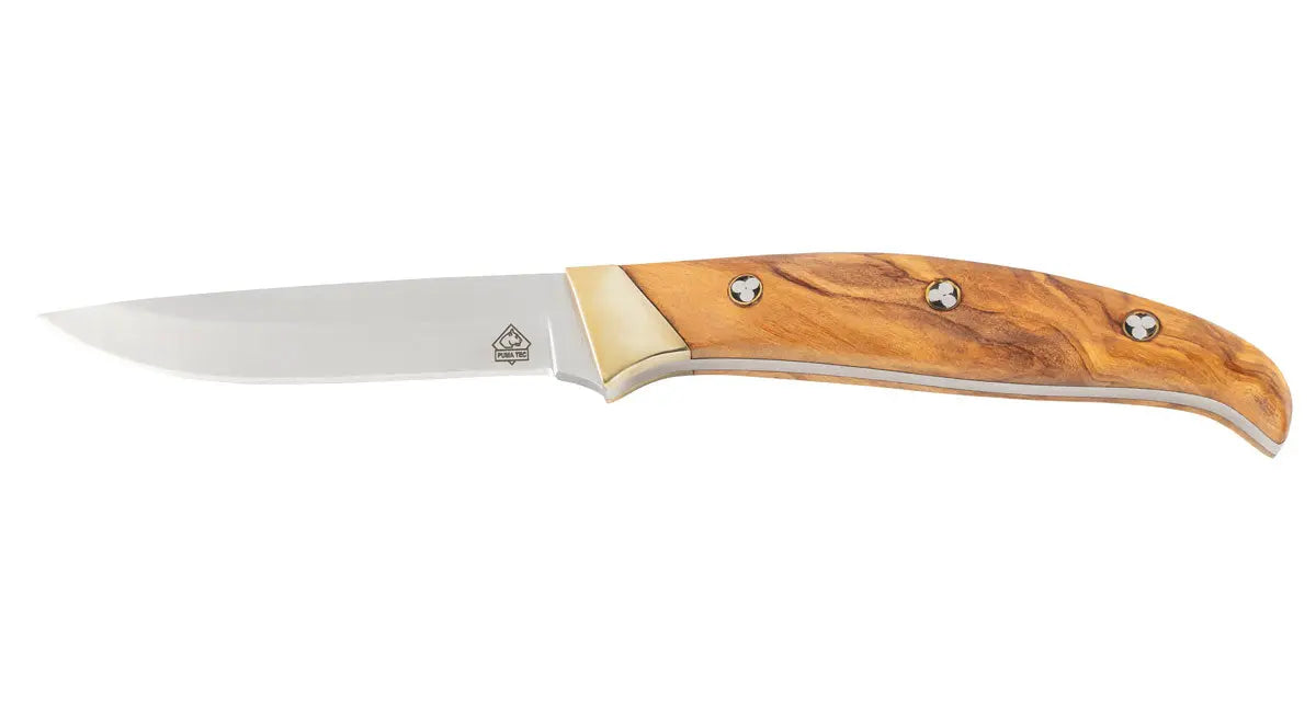 PUMA TEC Gürtelmesser, Olivenholz mit Mosaikpins