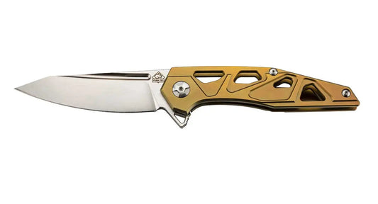 PUMA TEC Einhandmesser, Bronzefinish, mit Clip