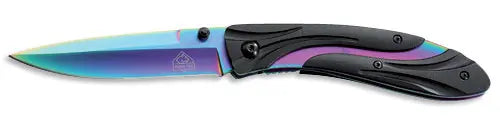 PUMA TEC Einhandmesser (Aluminium/geschwungen)