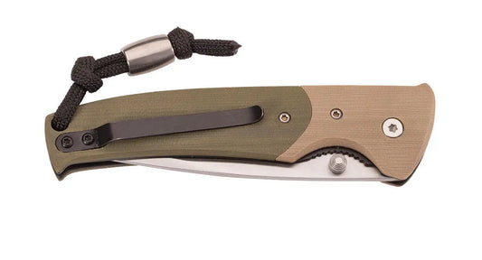 PUMA TEC Einhandmesser, G10 braun olive