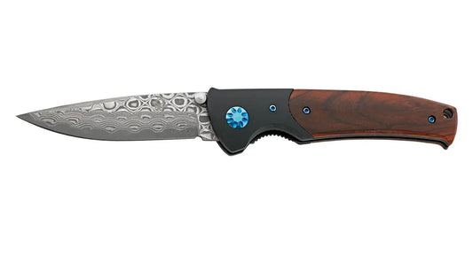 PUMA TEC Damast-Einhandmesser (Auslaufmodell)