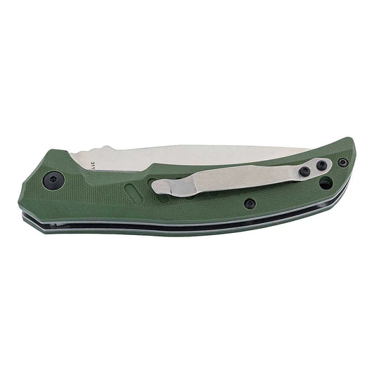 PUMA TEC Taschenmesser mit Gürtelclip, grün
