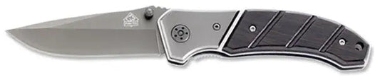 PUMA TEC Einhandmesser (420, titanisiert/Ebenholz)