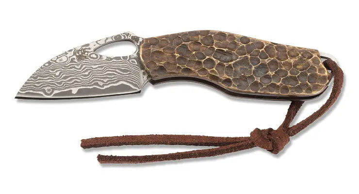 PUMA TEC Mini-Taschenmesser, Damast (Miniatur Messer)
