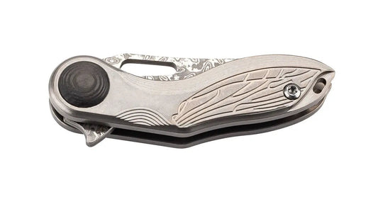 PUMA TEC Mini-Einhandmesser, Damaszener