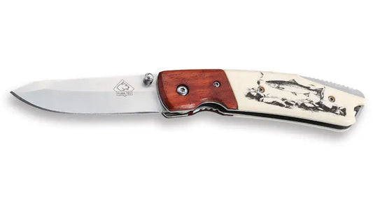 PUMA TEC Einhandmesser, Fisch Motiv: Forelle