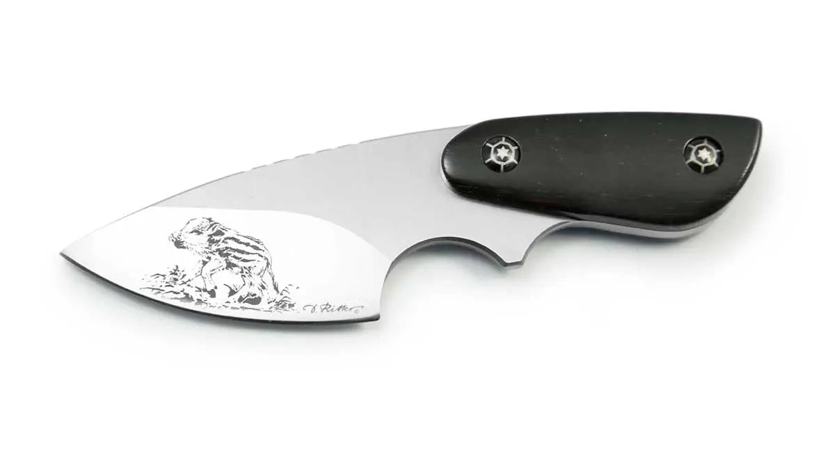 PUMA IP wild boar frischling, Ebenholz, Neck-Knife
