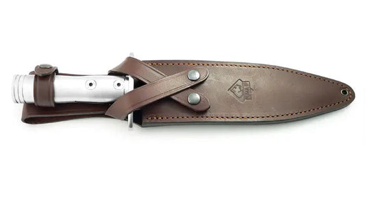 PUMA IP lanza, Abfangmesser mit Lederscheide ohne Stab