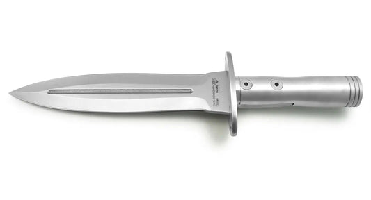 PUMA IP lanza, Abfangmesser mit Lederscheide ohne Stab