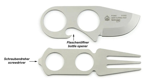 Thekendisplay / Aufsteller PUMA card cutlery tool / 30 Stk.