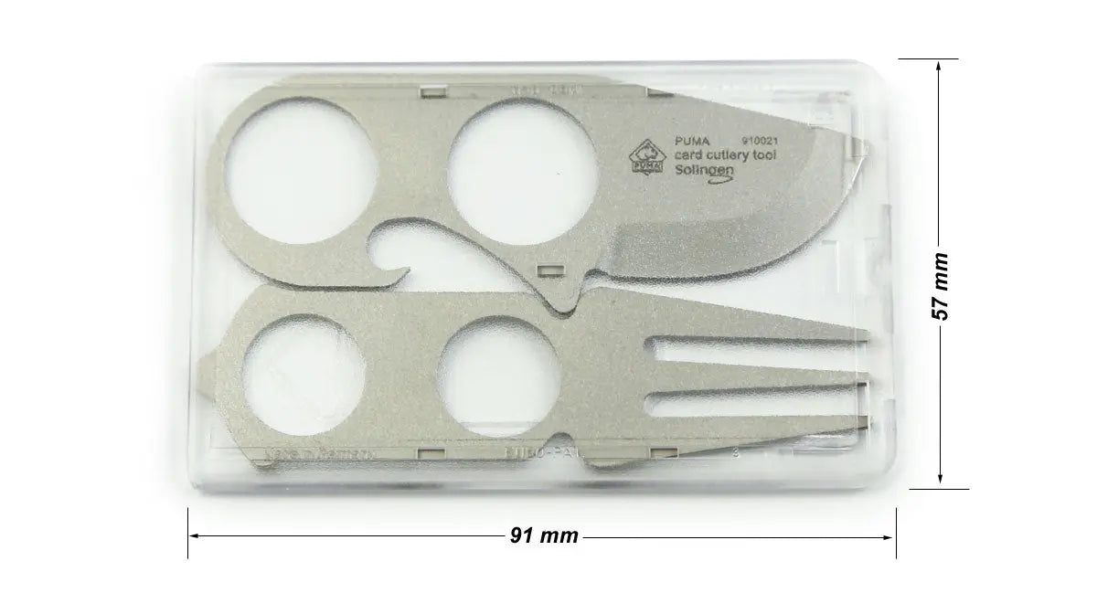 Thekendisplay / Aufsteller PUMA card cutlery tool / 30 Stk.