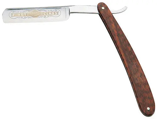 PUMA Rasiermesser mit Goldätzung, Schlangenholz