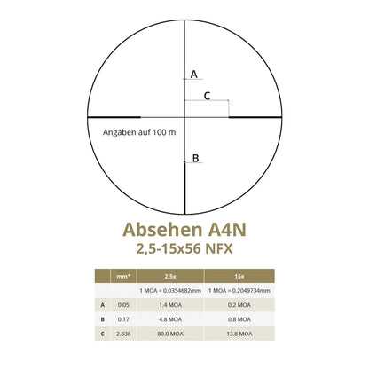 DDoptics Nighteagle NFX V6 2,5-15x56 A4N