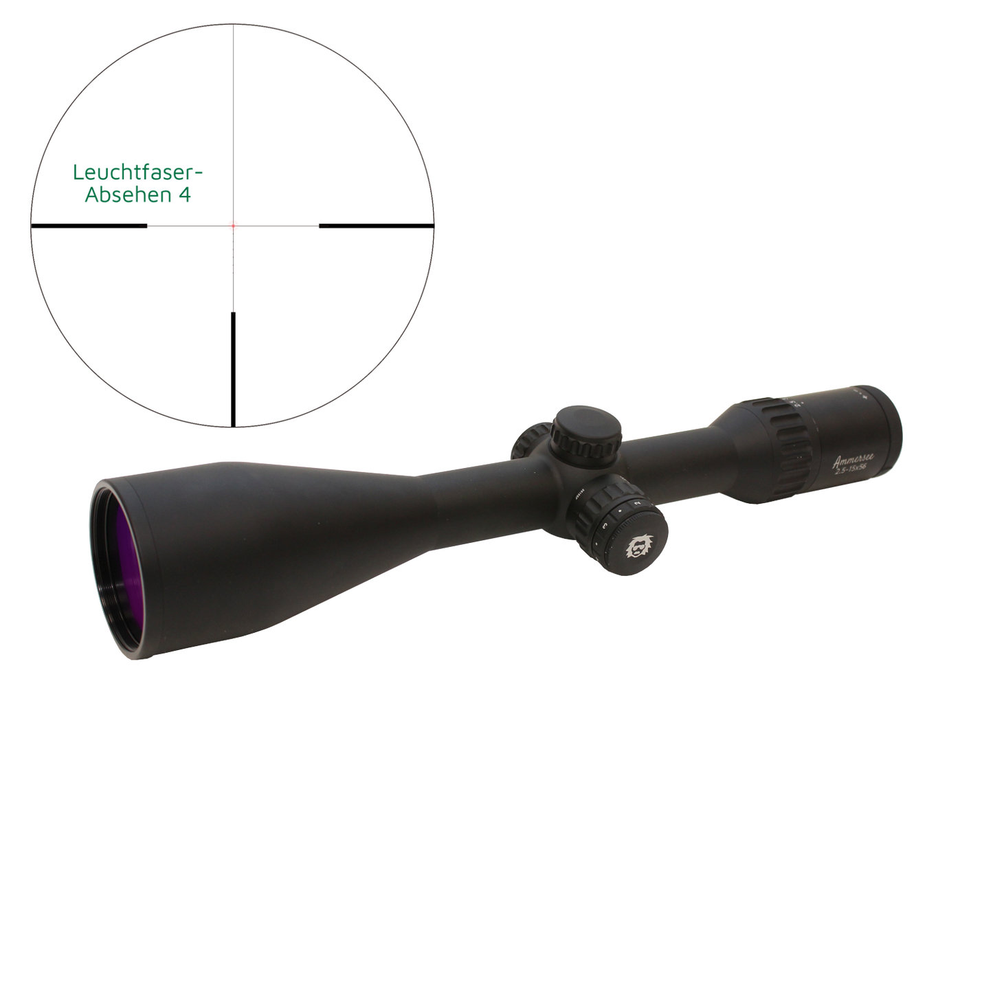 Ammersee 2,5-15x56 HD V2 Leuchtfaser-Absehen 4