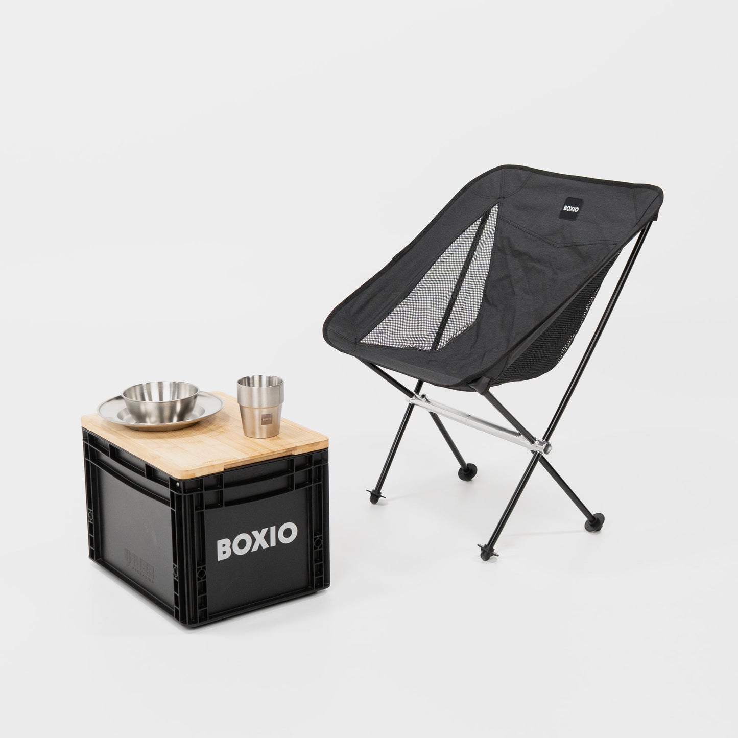 4er-Set BOXIO CHAIR I Campingstuhl-Set in SOLO