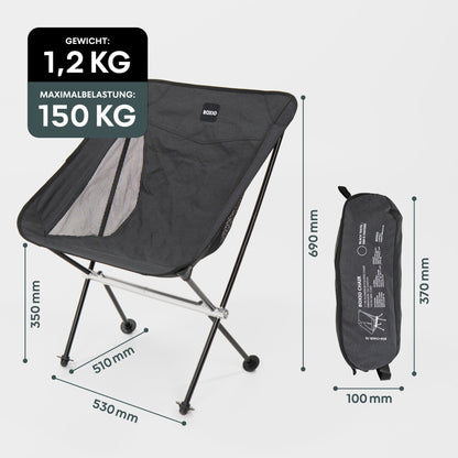 BOXIO CHAIR I ultraleichter Campingstuhl